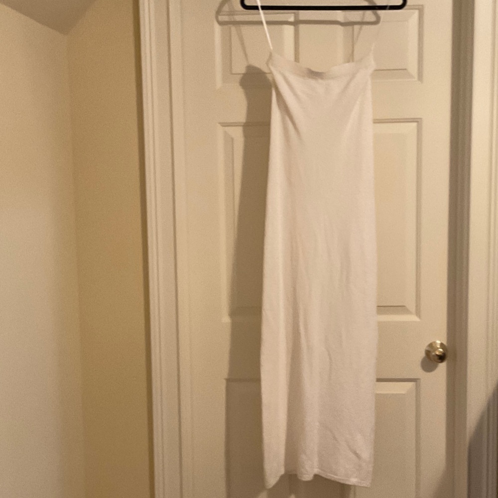 Free People Strapless White Dress
